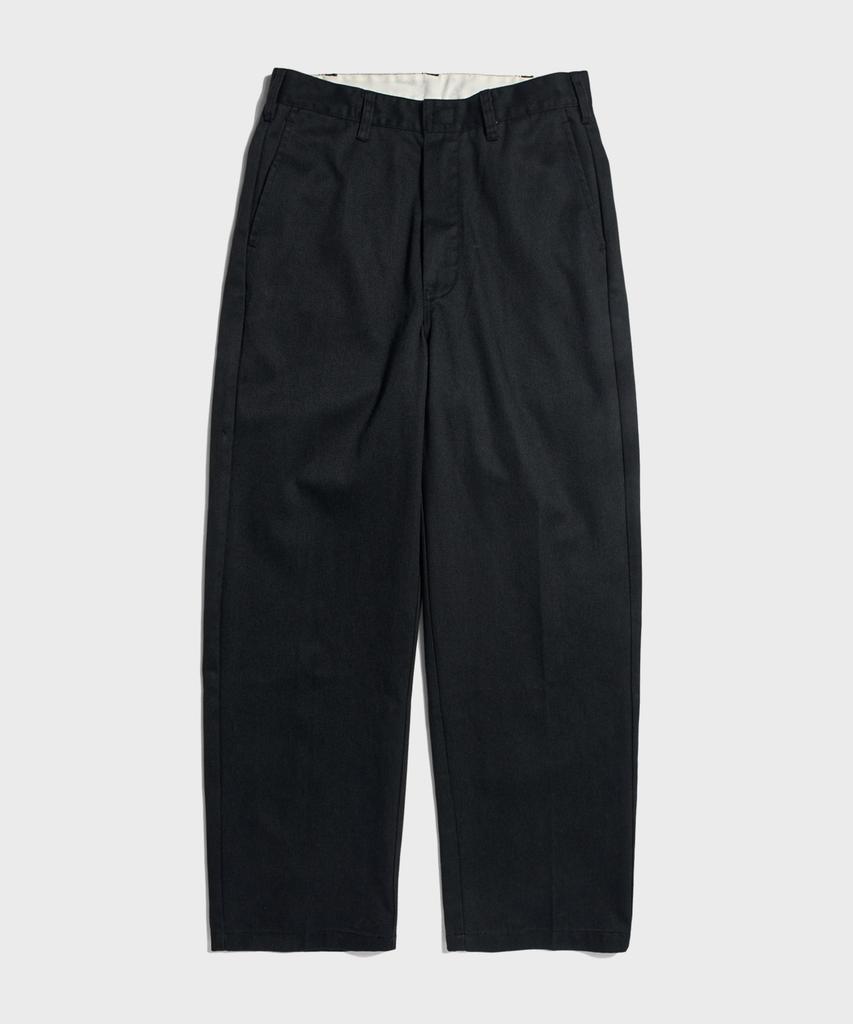 Beulonseun 1970S Straight-Leg Work Pants Black