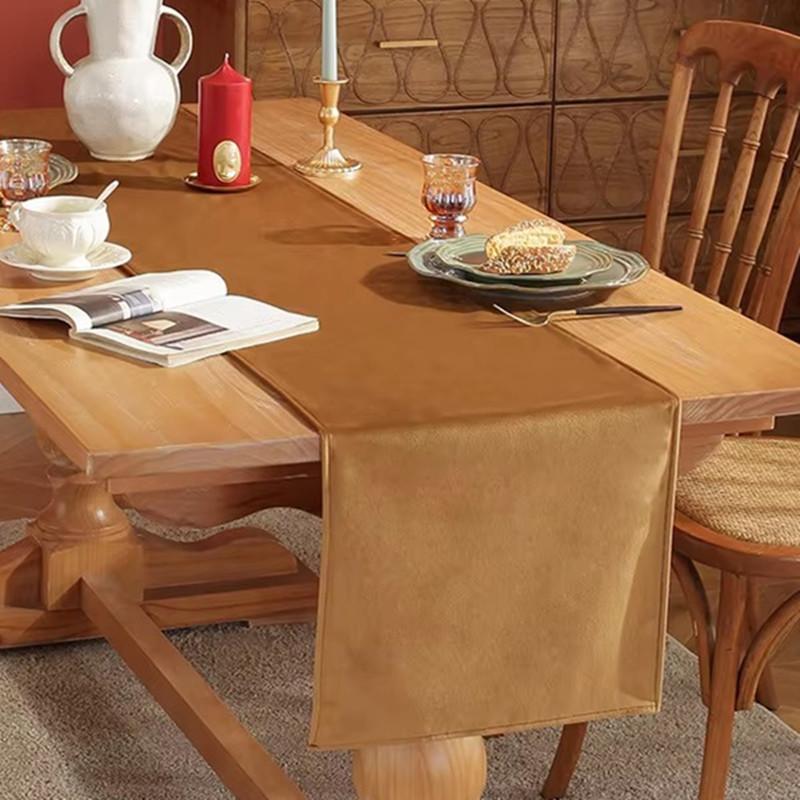 35*180CM Luxury Velvet Table Runner,Washable Green Dining Table Decoration For Farmhouse Table Dresser Wedding Party Home