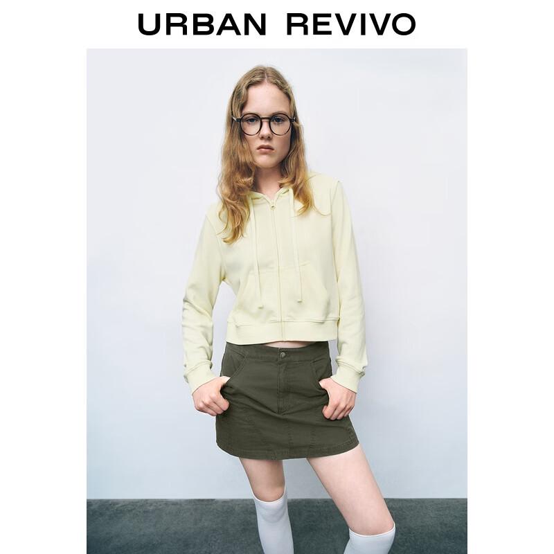 

Женское повседневное худи на молнии свободного кроя M