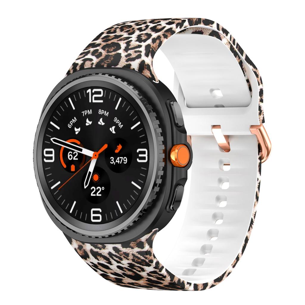 Printing Silicone Strap for Samsung Galaxy Watch 8 40mm 44mm/8 Classic 46mm Men Women Silicone Sport Strap For Galaxy Watch7 Ultra 47mm 2025 Wristband