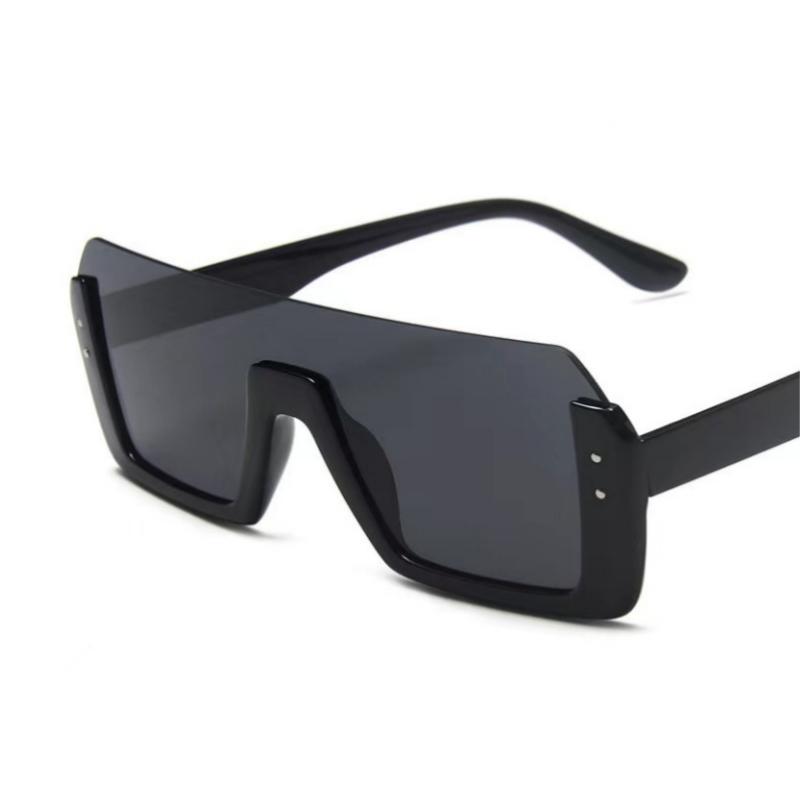 

Новий стиль чоловічі та жіночі сонцезахисні окуляри Модні багатоколірні великі квадратні окуляри для круглого обличчя в ретро стилі other