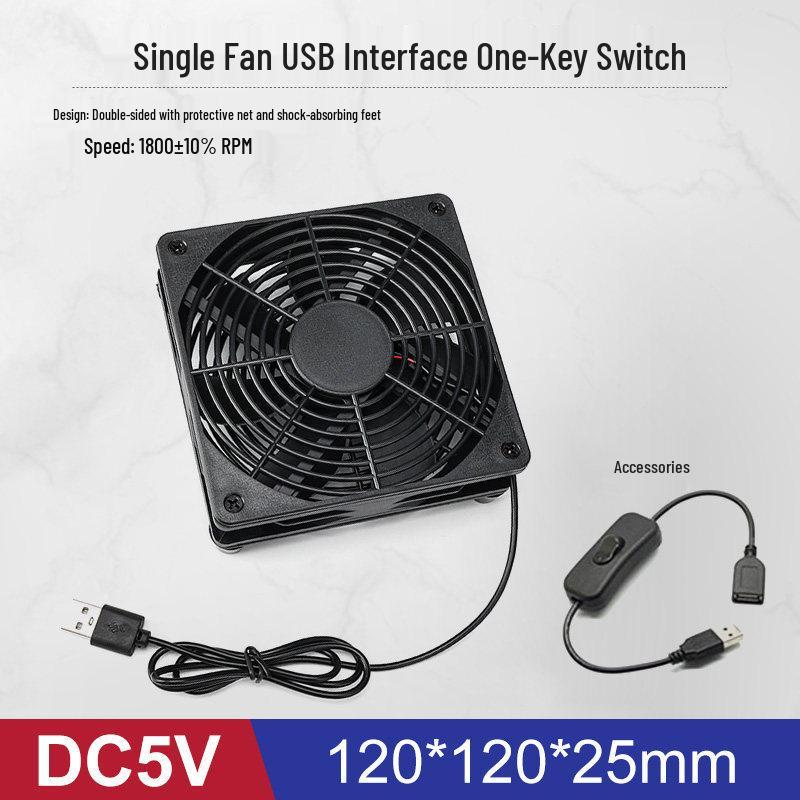 

USB Silent Fan with Switch for Optical Modem Router AX3pro Cooling Stand No specification