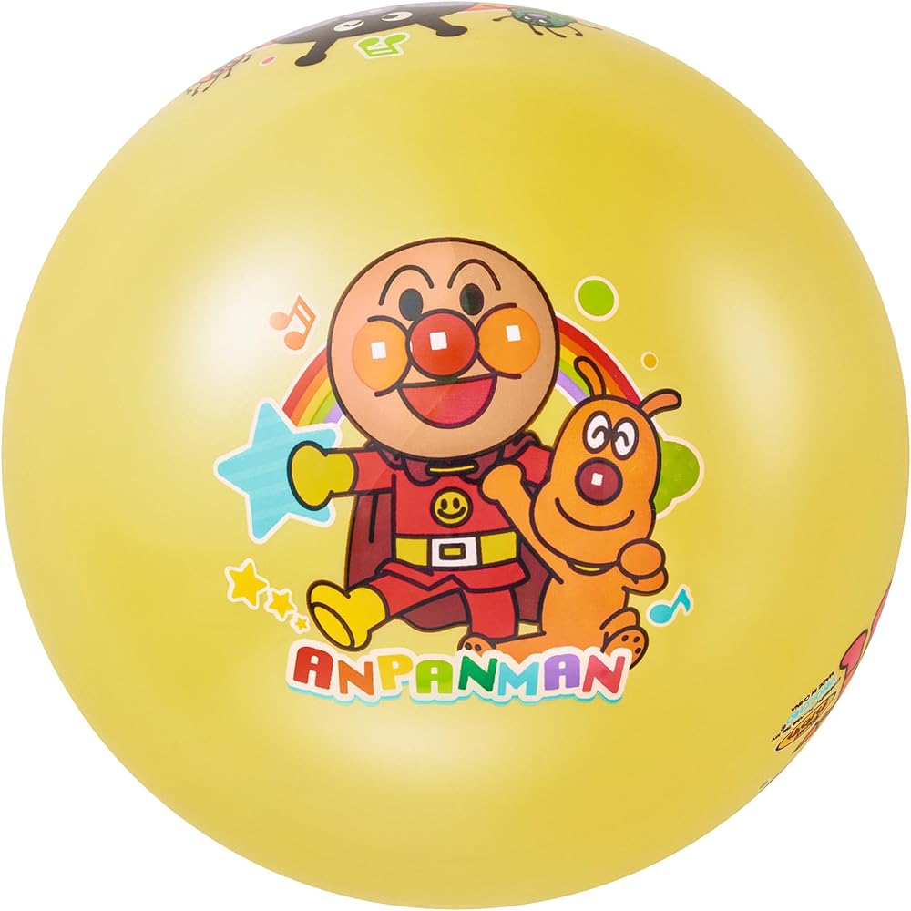 Agatsuma Anpanman Colorful Ball 8 Size Yellow 20.5cm Generic Toy