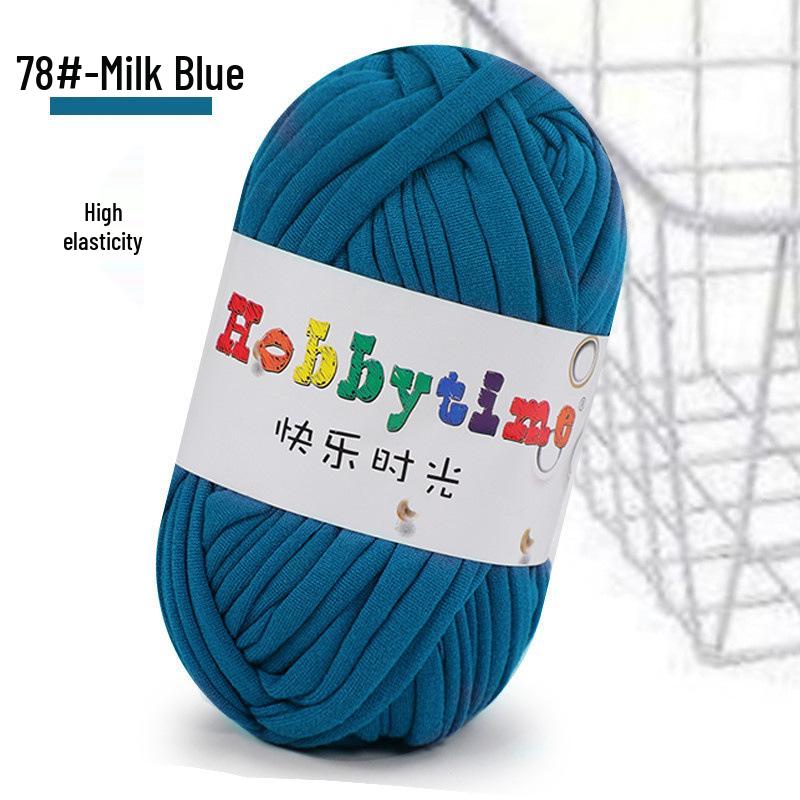 Cloth Strip Yarn DIY Crochet Kit: Handmade Bag, Knitting Material for Cushions, Carpets, and Dolls