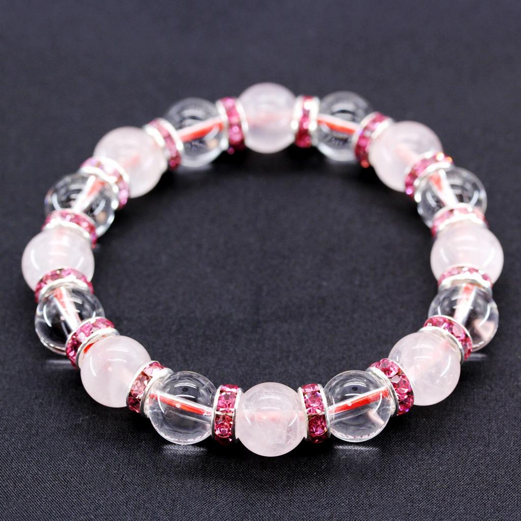 [Ishiki] Pair of Bracelets Symbolizing a Red Thread of Fate Connecting You To Your Loved One, with a Gift Wooden Box. Includes a Men's Crackle