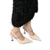 Fashion 2025 Fashion Ladies Shoes Slingbacks Women's High Heels New Crystal Dress Best Seller Sexy Slip-on Closed Toe Sandals Zapatos