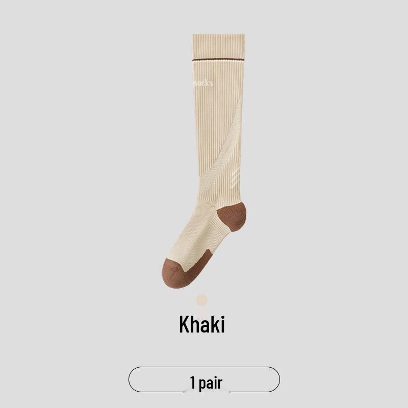 Women's Long Tube Shock-Absorbing Sports Socks for Yoga, Running, Cycling, and More