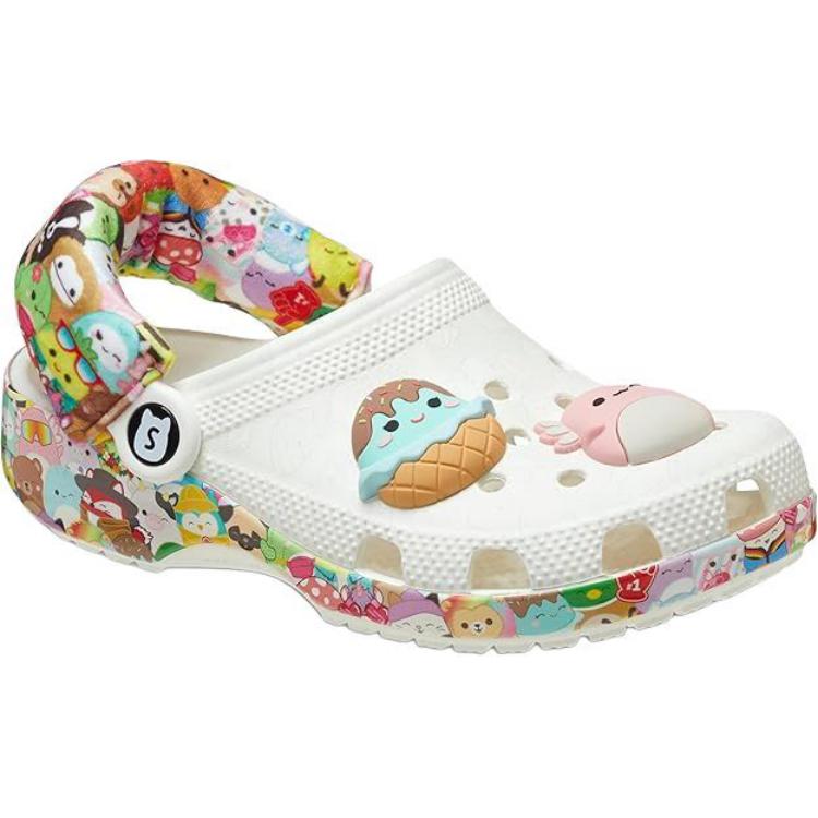 Squishmallows x Crocs Crocs Comfortable with Round Toe Low Top Sandal White Kids'