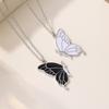 Exaggerated jewelry personalized e-commerce butterfly pendant fashionable versatile alloy couple stacked necklace woman