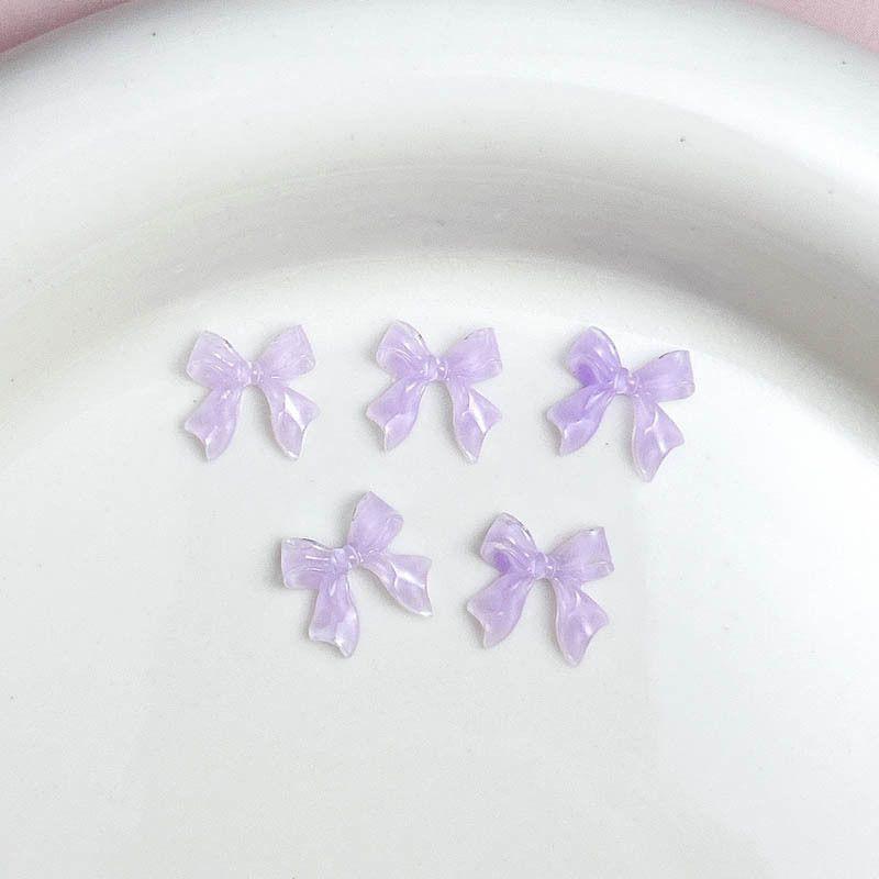 Ice Transparent 3D Colorful Ribbon Mini Nail Art Decorations - Trendy Accessory