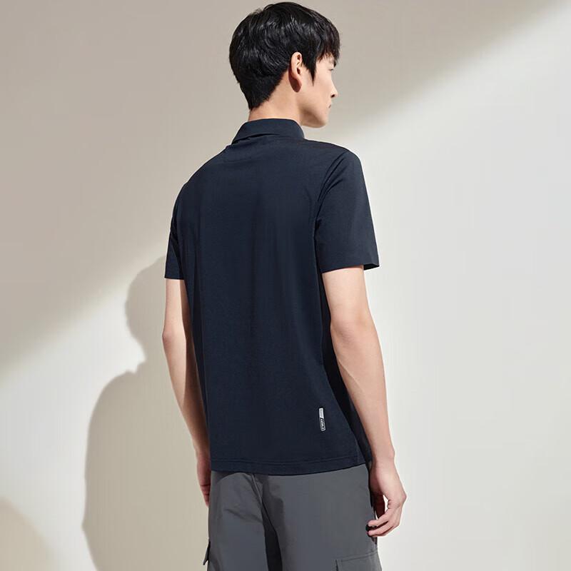 Baoxiniao Men s Cool Knit Business Casual Short Sleeve Polo Shirt 46