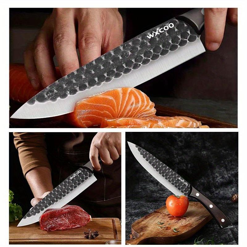 Professionelles Kochmesser Edelstahl Santoku Allzweck-Schälmesser Küchenutensilien-Sets Mehrzweckmesser