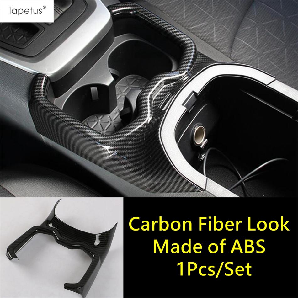 Central Console Front Water Cup Holder Panel Cover Trim For TOYOTA RAV4 RAV 4 XA50  - 2025 ABS Matte Interior Accessories