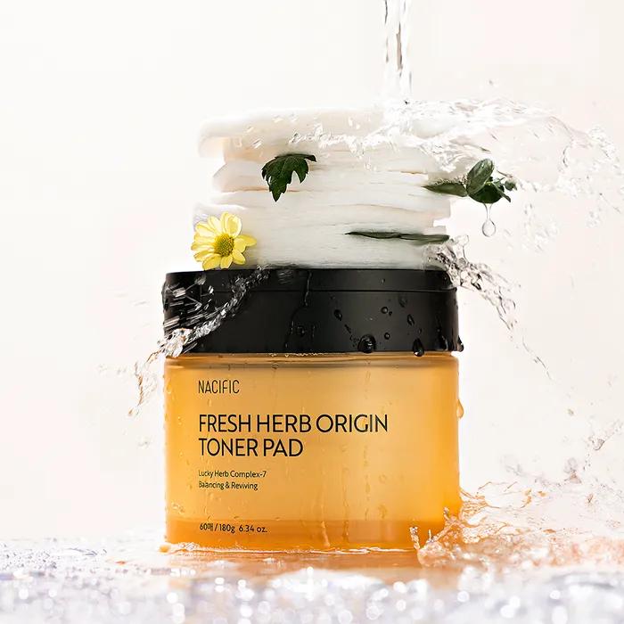 Nespic Fresh Herb Origin Toner Pads 60 Sheets/180G