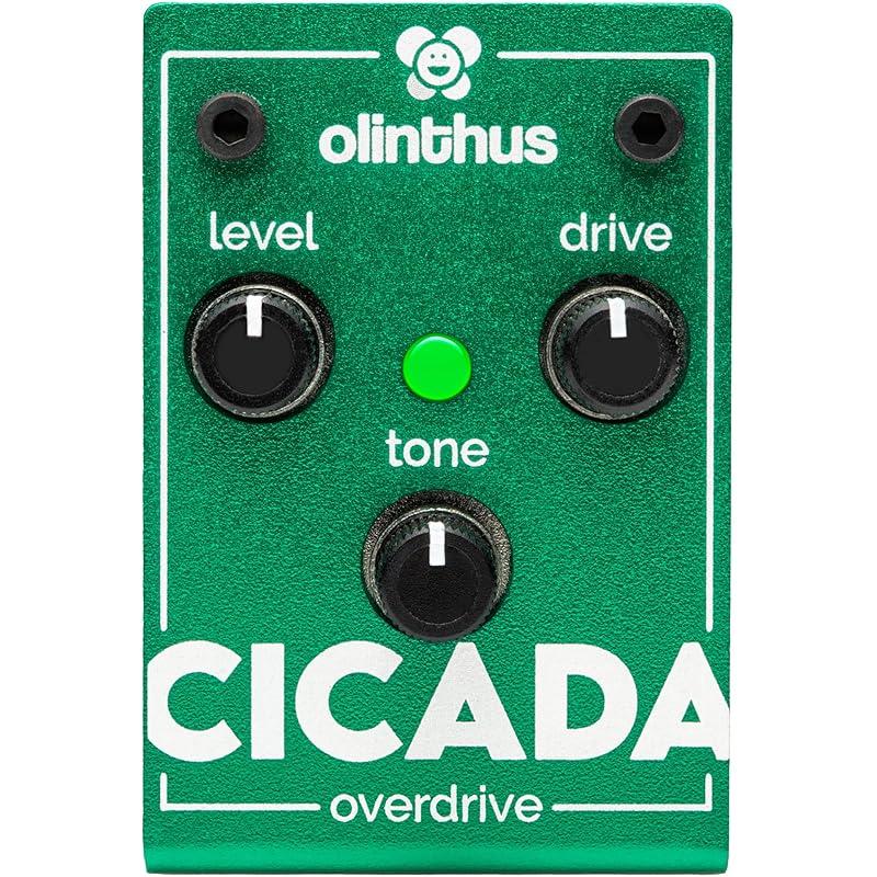 

Olinthus Cicada Overdrive Effects Pedal [Includes Input and Output Breakout Cables] [Official Japanese Product]