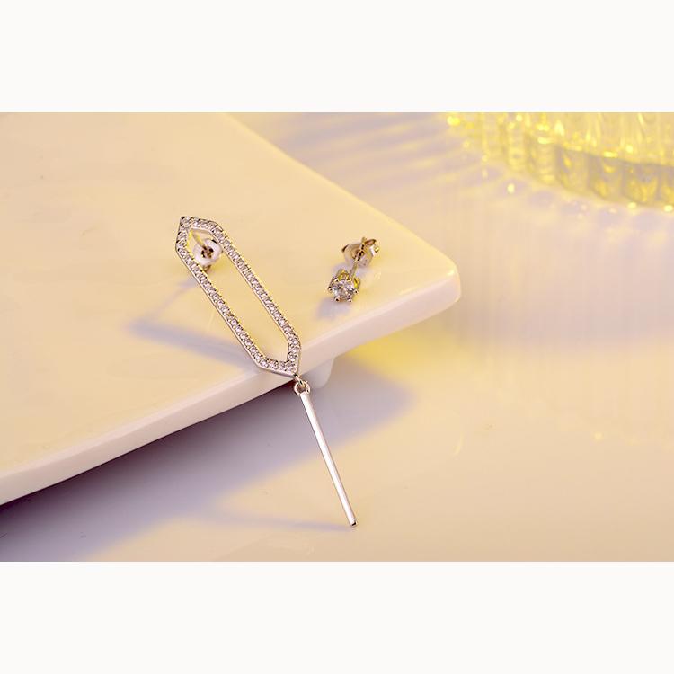 Dlouhý střapec Geometrický Asymetrický Šumivý Temperament Jednoduché Dámské Náušnice Party Doplňky Módní šperky