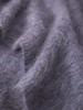 Luxury Pure Cashmere Slub Yarn Long Brushed Sweater - Loose, Thickened Knit Wool Sweater
