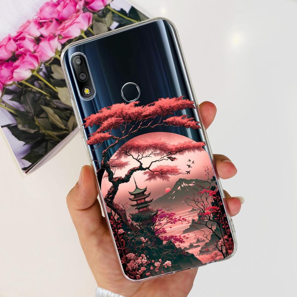 Pouzdro na telefon pro Asus Zenfone Max Pro M2 ZB631KL ZB633KL ZB630KL Pouzdra Silikonové Měkké Průhledné Kryt pro Asus X01BDA X01AD X01BD Funda