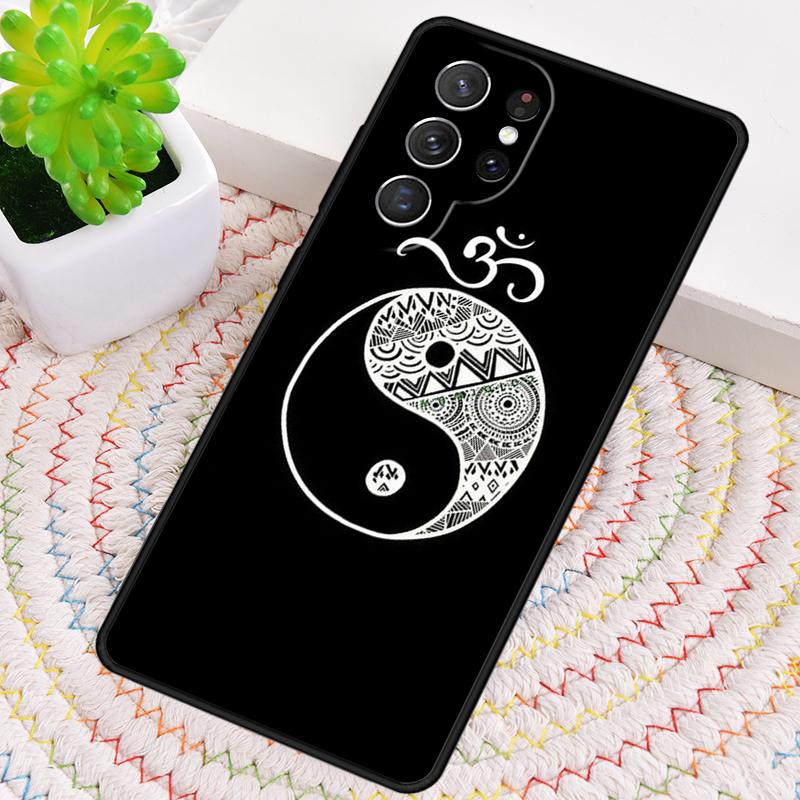Aum Om Yoga Symbol Hindu Fitness Gym Phone Case for Samsung Galaxy note 10 pro S26 Ultra S23 S24 FE S25 S21 S22 PLUS Cover