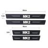 Luminous Welcome Tape Car Door Sill Scuff Plate Protective Decals For Volkswagen VW GOLF MK2 Badge Rear Trunk Bumper Guard Strip