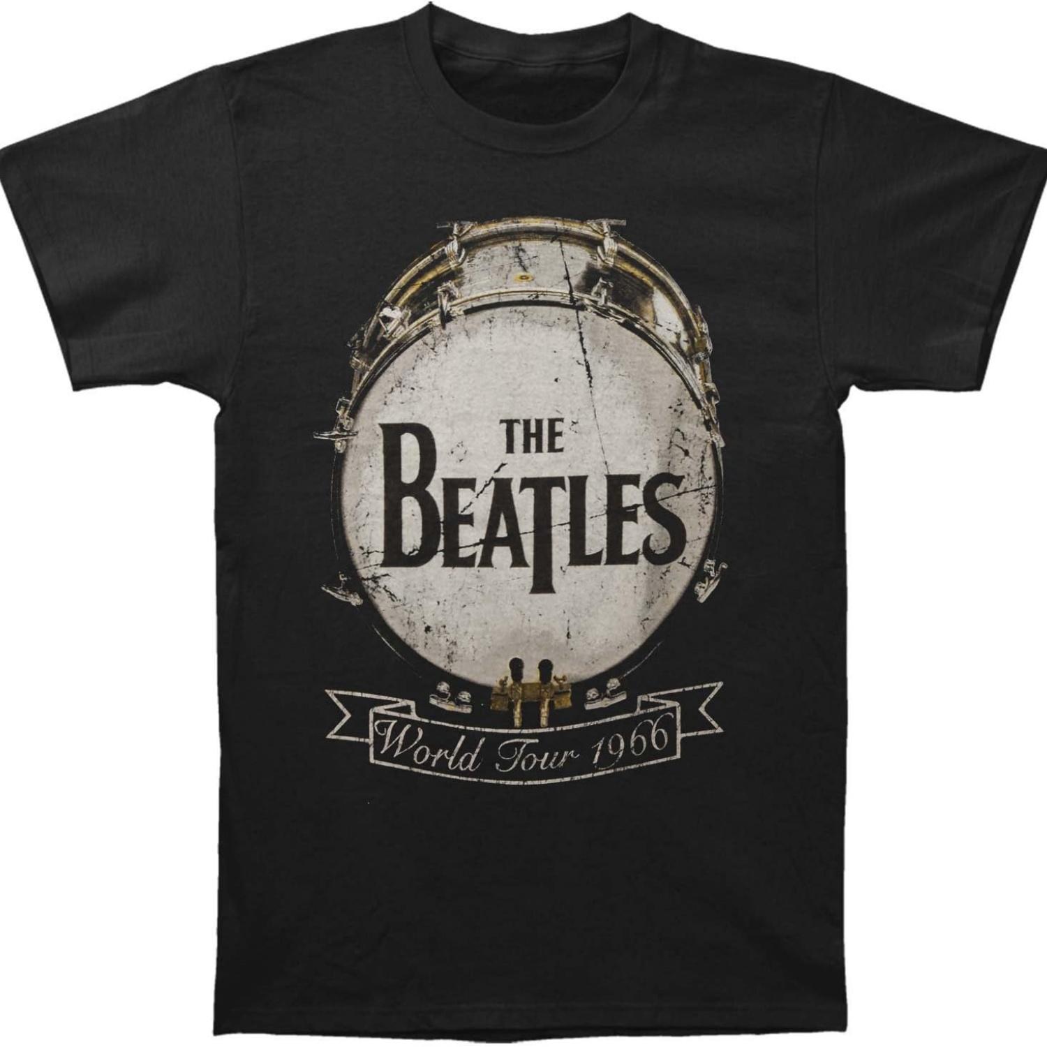 

Мужская футболка Beatles World Tour 1966 XX-Large Черная XL чёрный