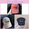 Gorra de Béisbol Sin IP con Letras Bordadas Para Protección Solar Casual