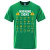 Funny Driving Warning Signs 101 Auto Mechanic Gift Driver T-Shirt Fashion Casual T Shirt Cotton Mens Tops Tees Casual Oversized