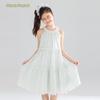 Mucmukn Girls' Embroidered Halter Cotton Dress
