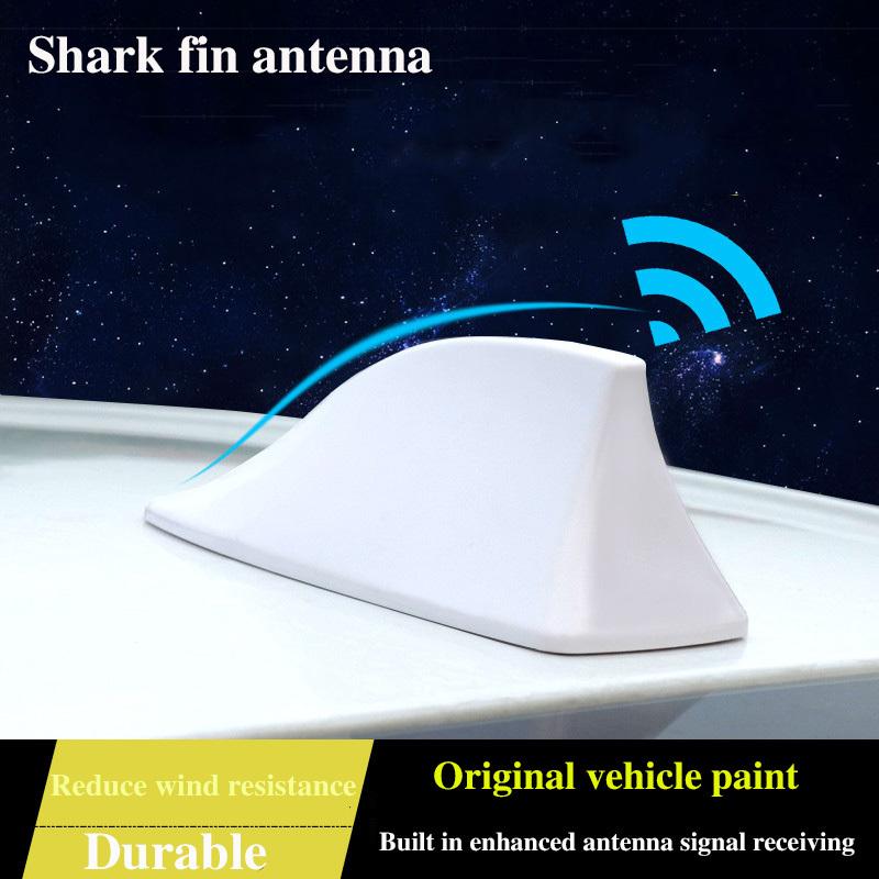 For Toyota Rav4 XA40 Shark Fin Antenna FM Signal Super Aerials Amplifier Waterproof Signal Amplifier FM/AM Radio Aerials