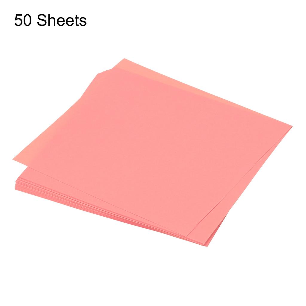 Uxcell 50 Sheets 25x25cm Origami Paper Double Sided Square Folding Papers for Art Craft Gifts Scrapbooking Decor DIY Handmade
