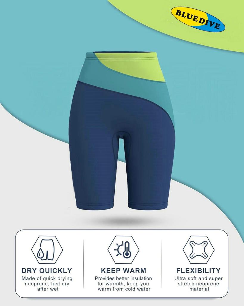 Unisex 3mm Thermal Scuba Diving Pants - Five-Point Design for Surfing, Sailing, and Free Diving