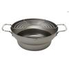 Maruyama Giken Agetensai IJzeren Gelaagde Tempura Pan met Handvat, 24cm, 3.1L Inhoud, AG-04, Compatibel met Inductie en Gasfornuizen, voor Frituren, T