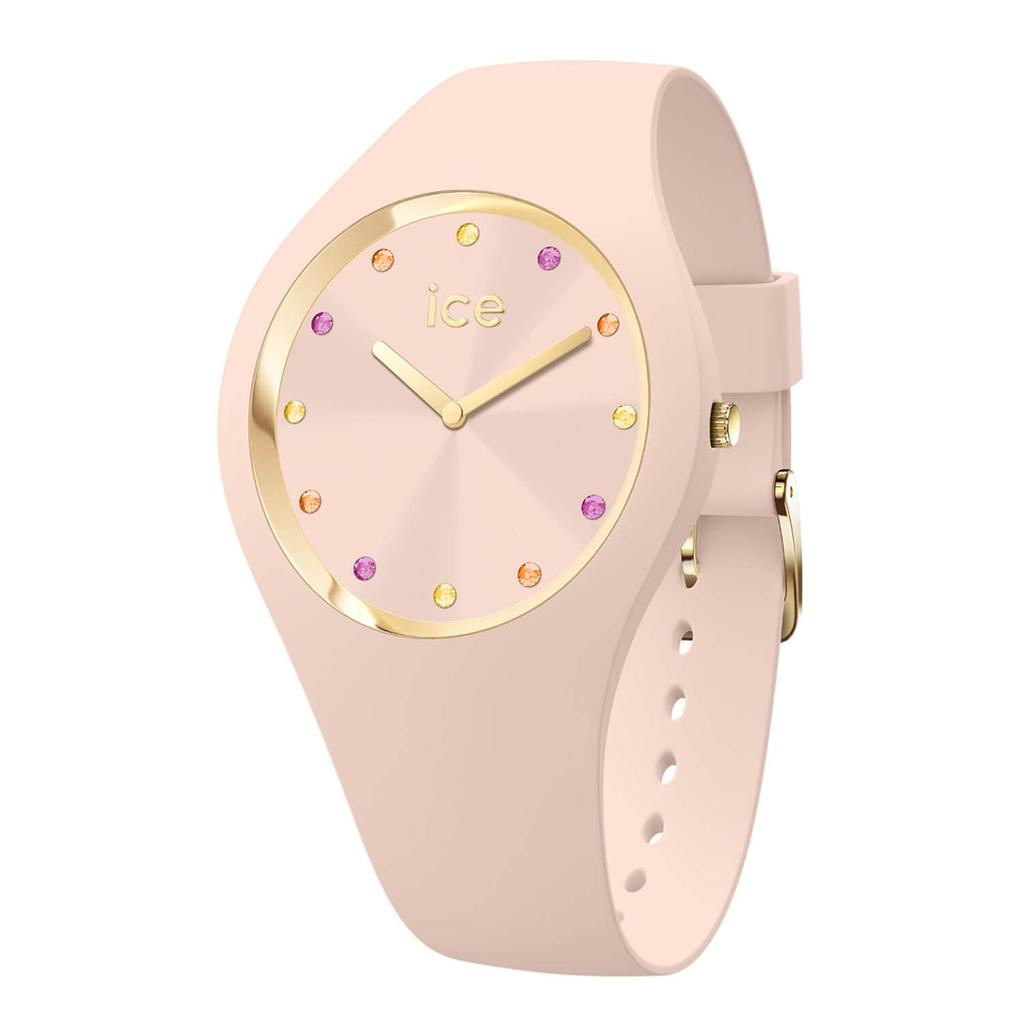 ICE WATCH ICE cosmos Light Peach 37mm Watch with Silicone Rubber Strap Officially Imported (Small Plus) Women's (Product Code 022458) -