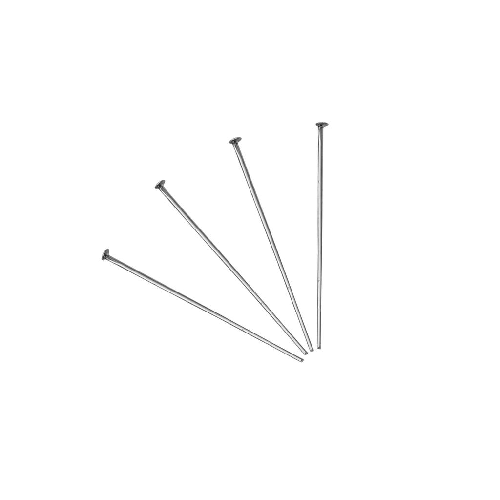 50/100Pcs Stainless Steel T-Shape Needle Charm Accessories For DIY Necklace Bracelet Jewelry Making