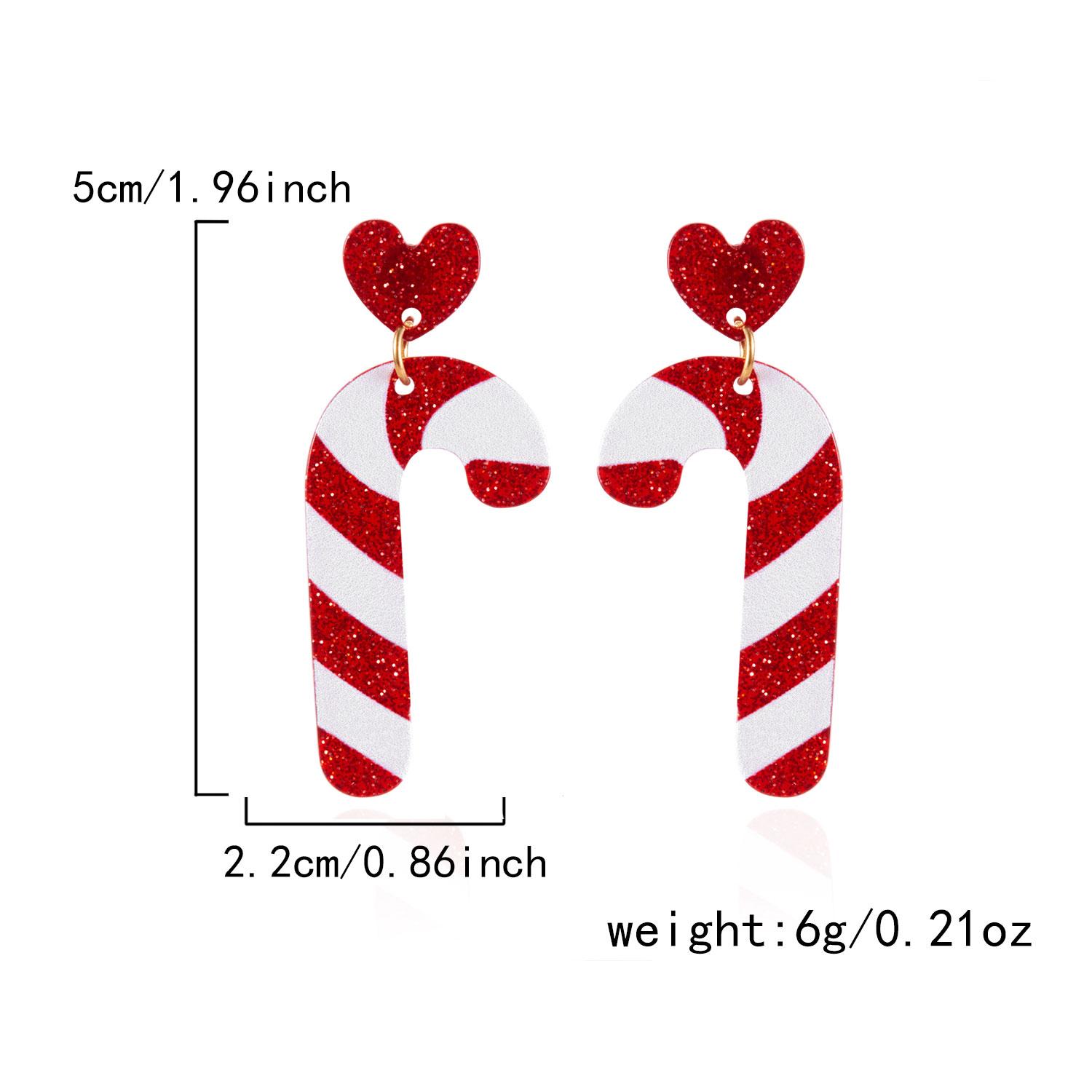 

Cute Cartoon Santa Claus Dangle Earrings Stud For Women Acrylic Snowman Elk Christmas Tree Pendant Earrings New Year Party Gift