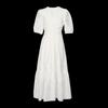 Women's V-Neck Embroidered Midi Dress