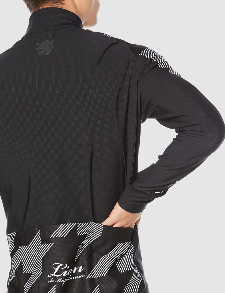 Lion De Capelmuur Competition Jacket EVO4 Oblique Size for Cycling Black, S, Fall/Winter (5°C-15°C)