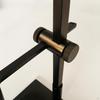 Iron Stand with Circular Holder Minimalist for Tabletop, Shelf