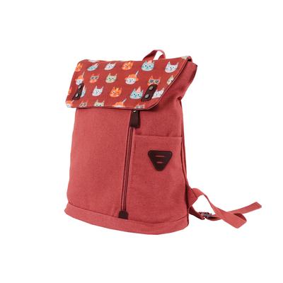 Cats Vintage Laptop Backpack, Pink