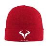 Rafael Nadal RN Rafa Nadruk Czapki Zimowe Dzianinowa Czapka Graficzne Czapki Beanie Czapka Z Daszkiem Jesień Zima Fajne Unisex Kpop Ciepła Miękka Czapka
