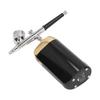 Oxygen Facial Portable Airbrush Cordless Handheld USB Charging Facial Mist Sprayer for Cake Decoration Black