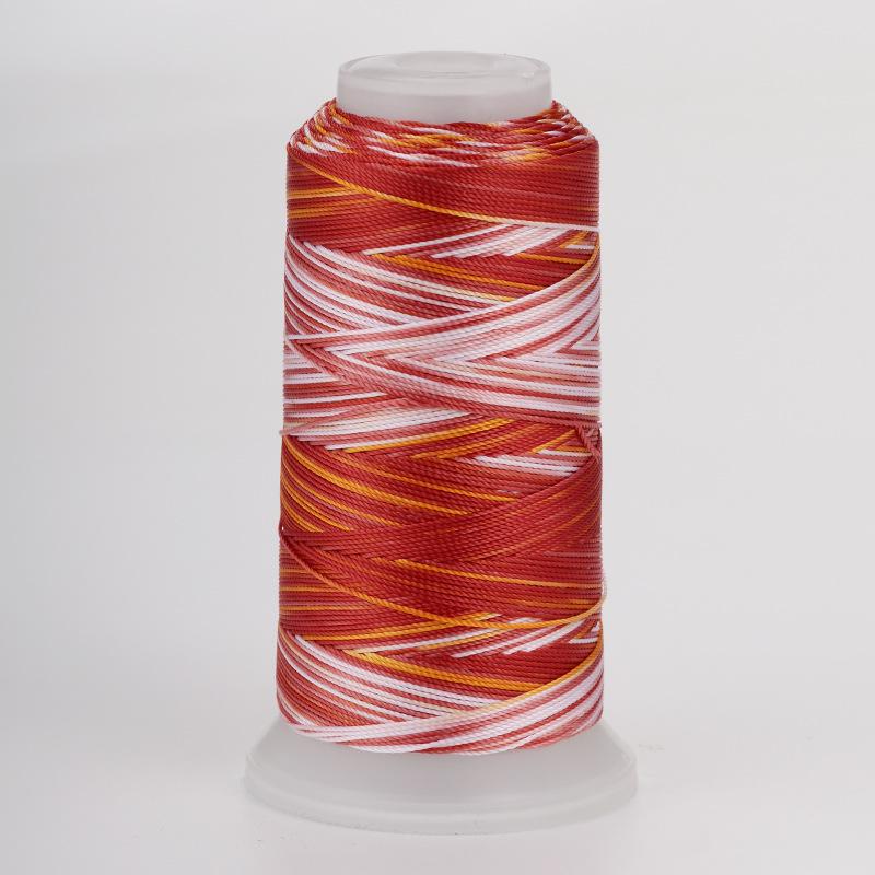 18-Strand Variegated Yarn Bracelet Weaving Cord – Gradient Dragon Scale Koi Thread DIY Material