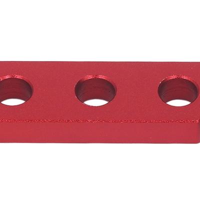 Aluminum Alloy Center Finder Tool 100x60mm 90 Degree Mini Machinist Square Edge Marking Red Color Right Angle Positioning Ruler