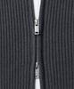 Musinsa Standard Relaxed Ribbed Knit Zip-Up [Gray]