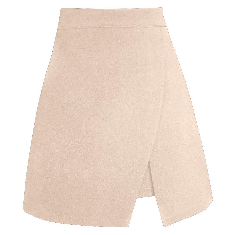 Plus Size High Waist Slimming Irregular Bodycon Skirt - Sexy Tummy-Concealing Slit Skirt for Women (Spring/Summer)