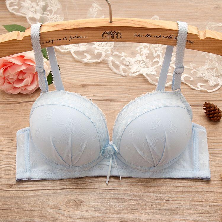 Push Up Bras For Women Solid Underwear Female Brassiere Girls Simple Bras