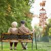 Hochlandkuh Windspiel Außen Beruhigender Melodischer Ton Metallhandwerkskunst Gartenwindspiel Außendekoration