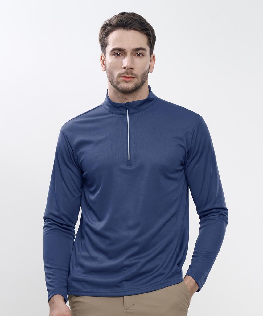 EXTRASPORTY Good Fortune Men'S Long Sleeve Zip-Up T-Shirt 5 Colors (Type A)