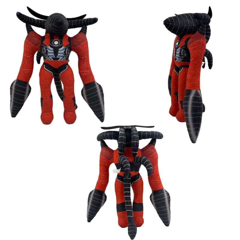 Neue Skibidi Toilette Plüschtiere Anime Spiel Figur Titan TV Mann Elektrischer Bohrer König Plüschtier Sammlerstücke Geschenke Für Kinder Fans Erwachsene
