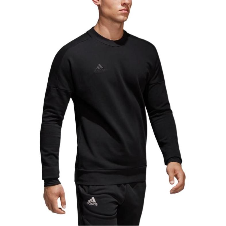 Adidas Sweatshirts Men's Black Crew Neck Moderate Regular CE4025000